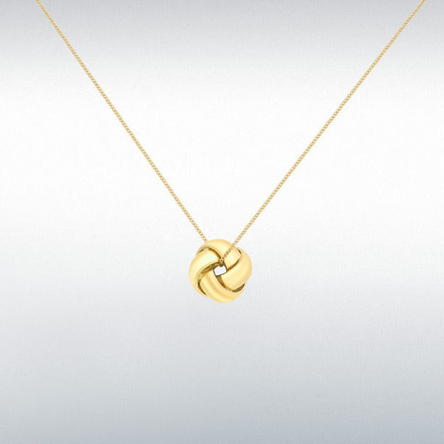 9ct Gold 4-Way Knot Chain Necklace