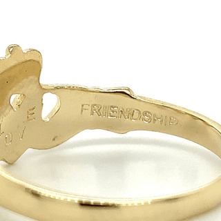 10ct Yellow Gold Claddagh Ring