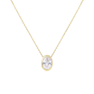 Oval Slider Necklace
