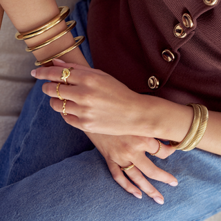 Linear Luxe Bangle