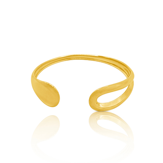 Sculpted Open Bangle