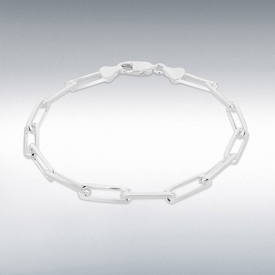 Sterling Silver Diamond Cut 3mm Thin Paper Bracelet