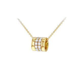 Wide Ring Necklace