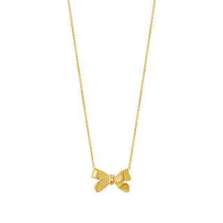 9ct Gold Bow Necklet