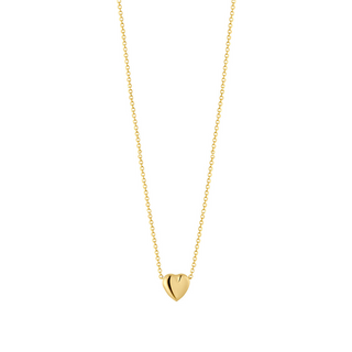 9ct Gold Bubble Heart Necklet