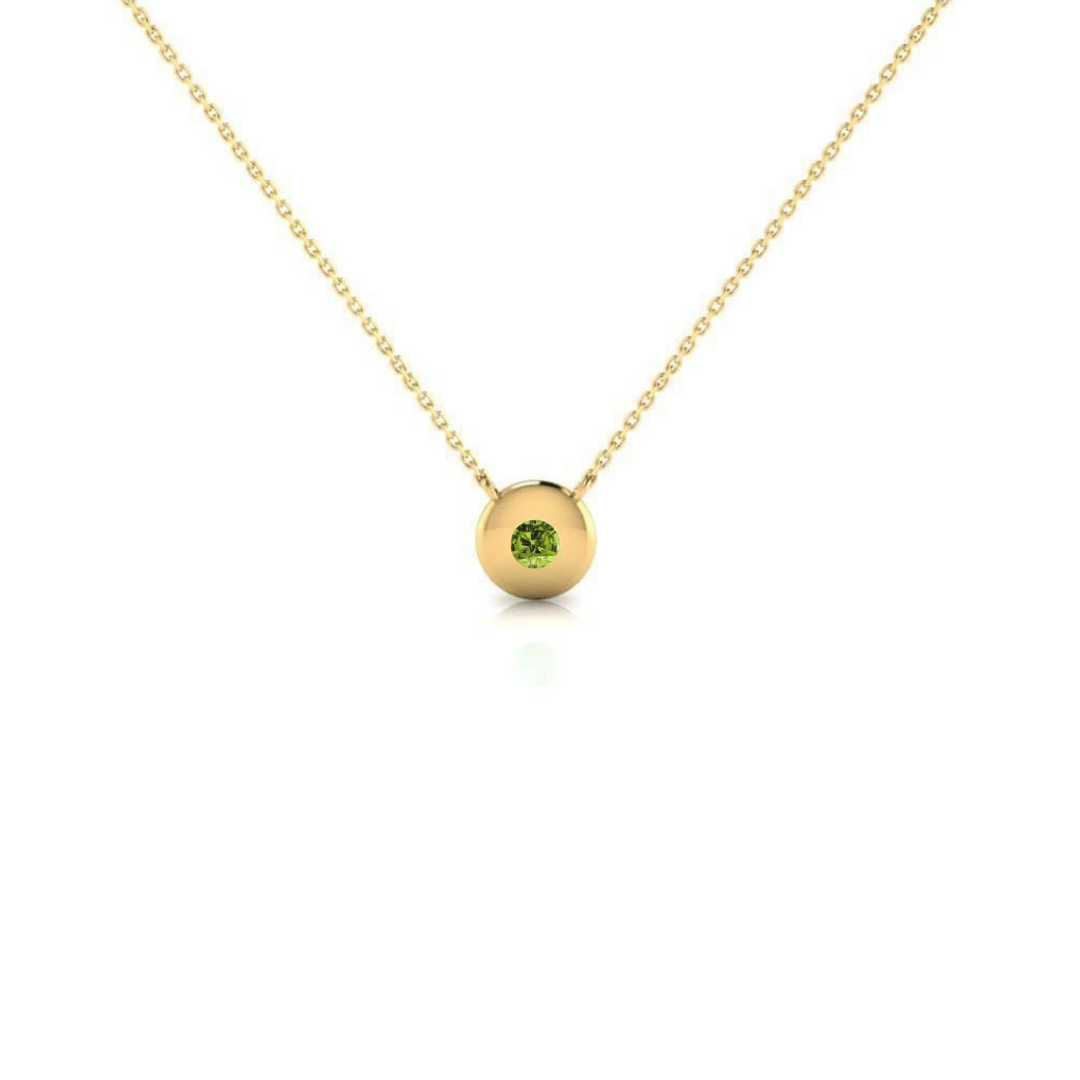 9ct Gold Birthstone Necklace