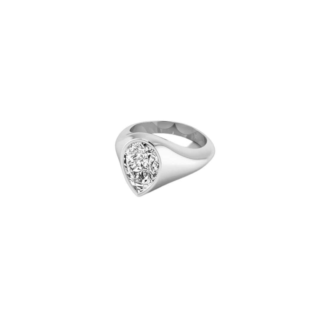 Aideen Kate | Silver Teardrop Ring