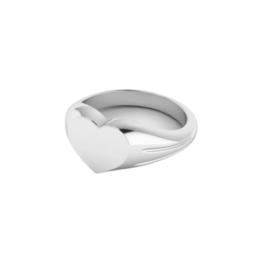 Aideen Kate | Silver Romance Signet Ring