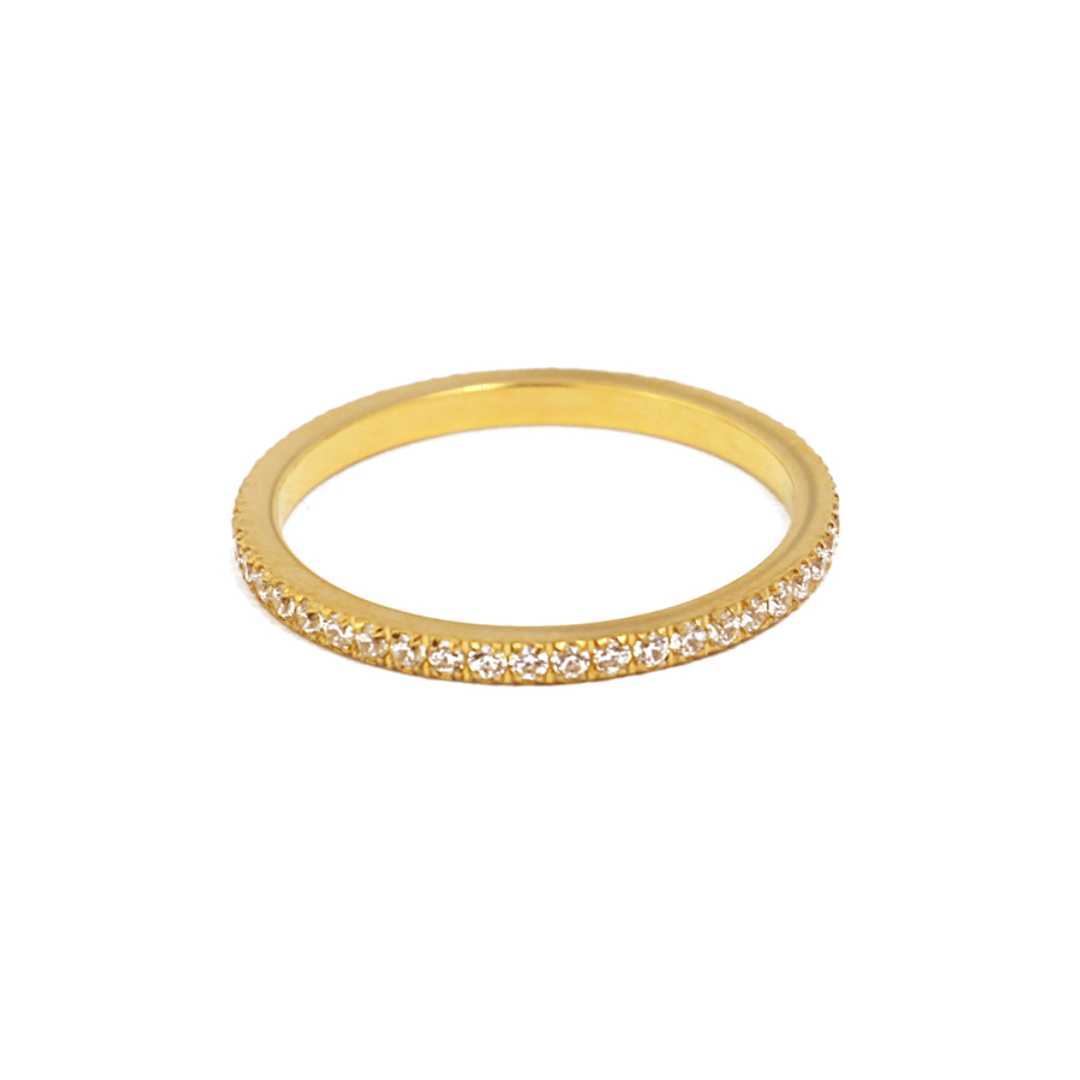 CZ Gold Ring