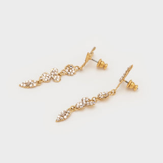 Amber stud earrings