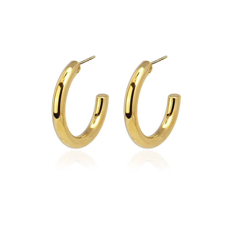 Rounded Hoops Medium
