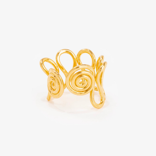 Sculpted Spiral Ring