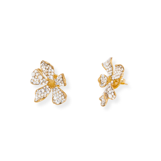 Flora Crystal Stud Earrings
