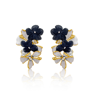 Noir Couture Bloom Earrings