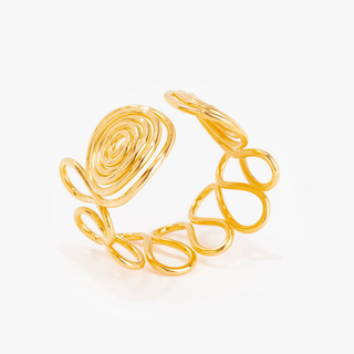 Sculpted Spiral Cuff