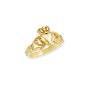 Classic Gold Plated Claddagh Ring