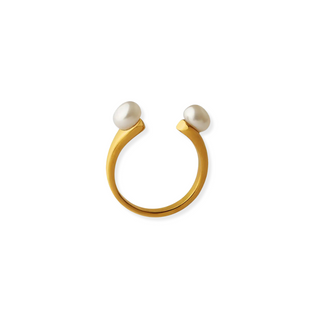 Gold-plated Freshwater Pearl Ring