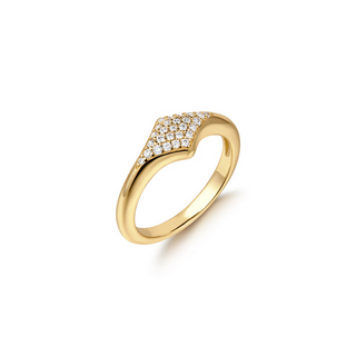 Gold Pavé Sparkle Ring