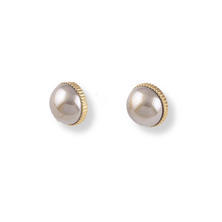 Grey Pearl Studs