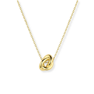 Infinity Knot Gold Necklace