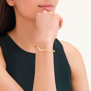 Marquise Wave Bangle