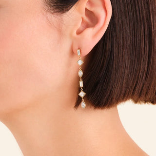 Crystal Pendant Earrings
