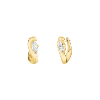 Marquise Wave Hoops