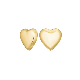 Puffy Heart Studs