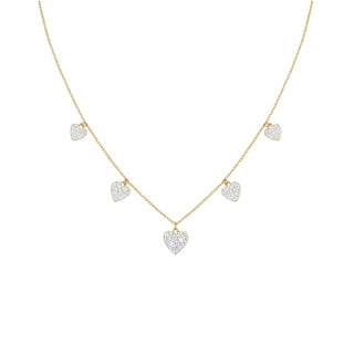 Multi Hearts Necklace