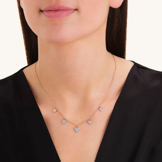 Multi Hearts Necklace