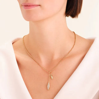 Pave Lariat Necklace