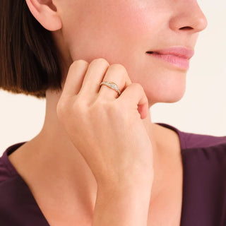 Pave Wave Ring