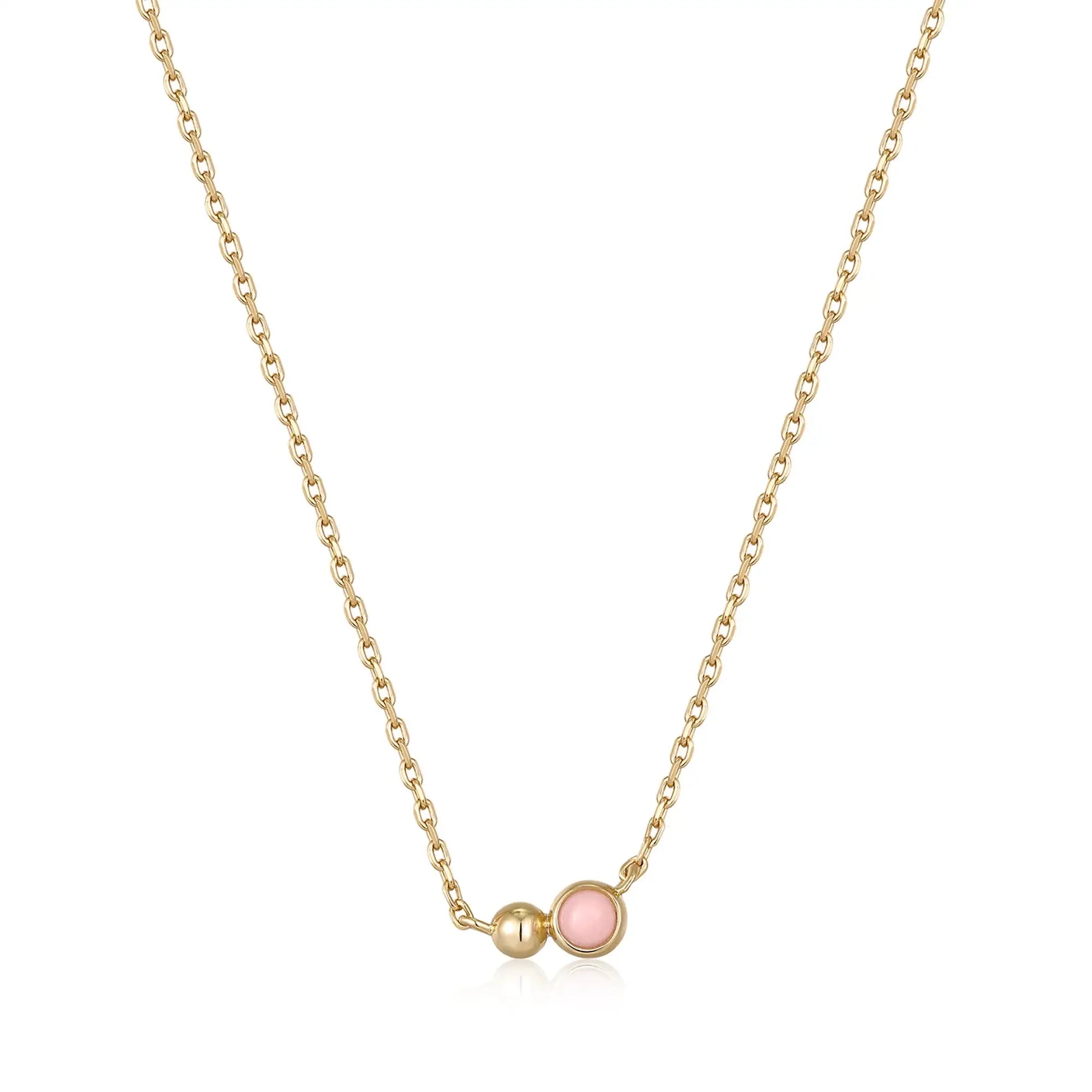 Orb Rose Quartz Necklace