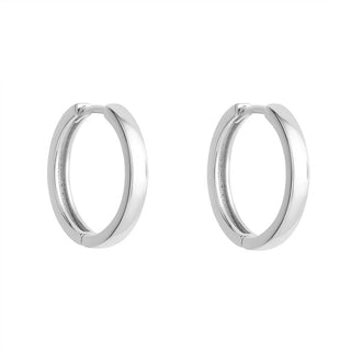 : Sterling Silver Hoop Earrings
