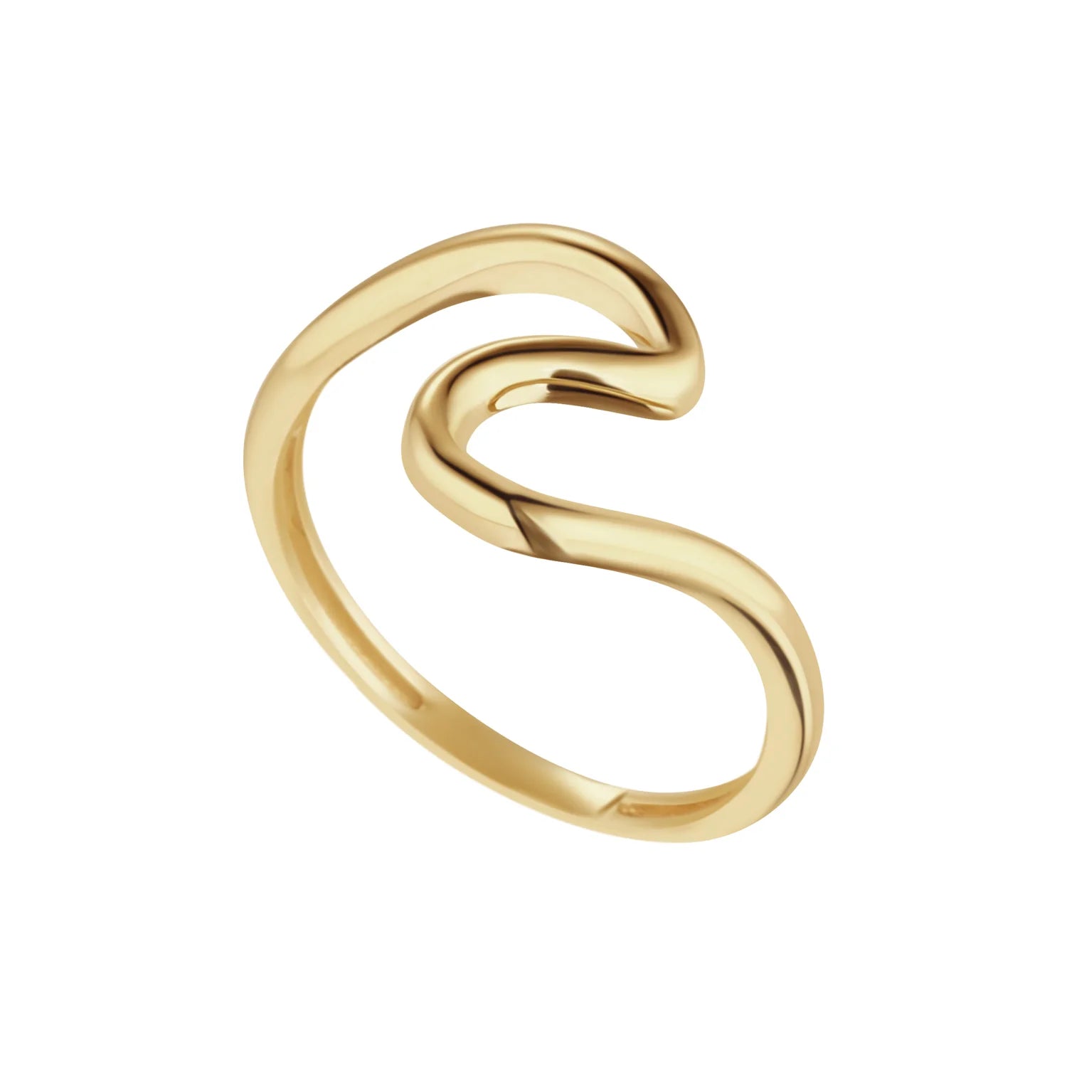 9ct Gold Wave Ring