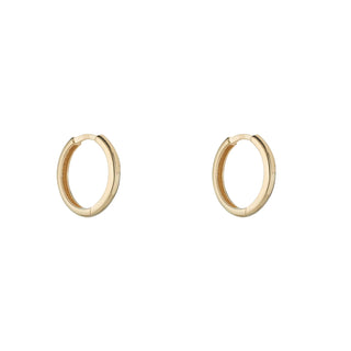 9ct Gold Plain Huggie Earrings