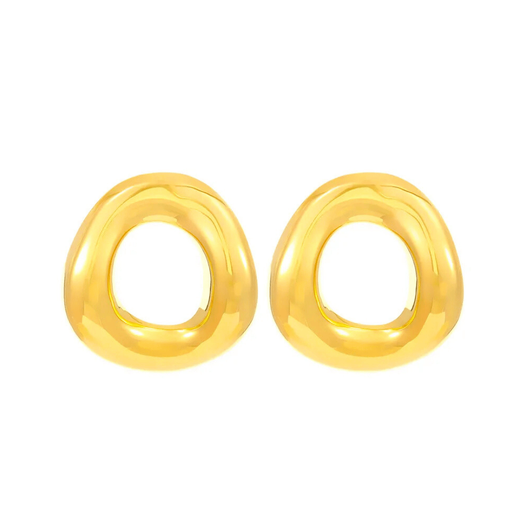 Ór | Irregular Round Earrings