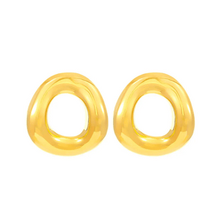 Ór | Irregular Round Earrings