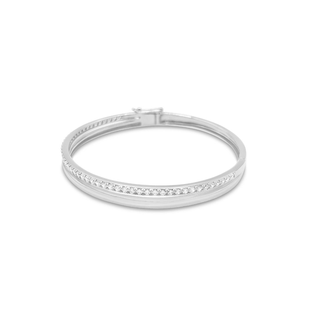 Aideen Kate | Silver Duo Bangle