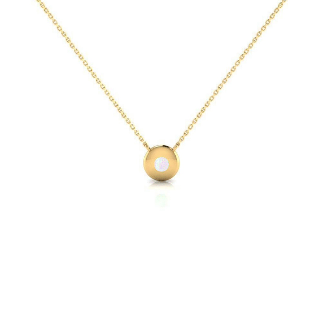 9ct Gold Birthstone Necklace