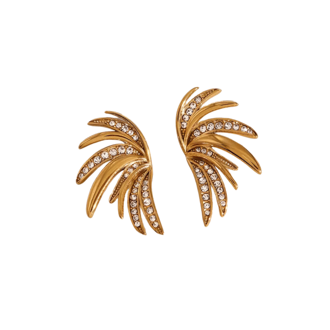 Ór | Sparkle Feather Earring