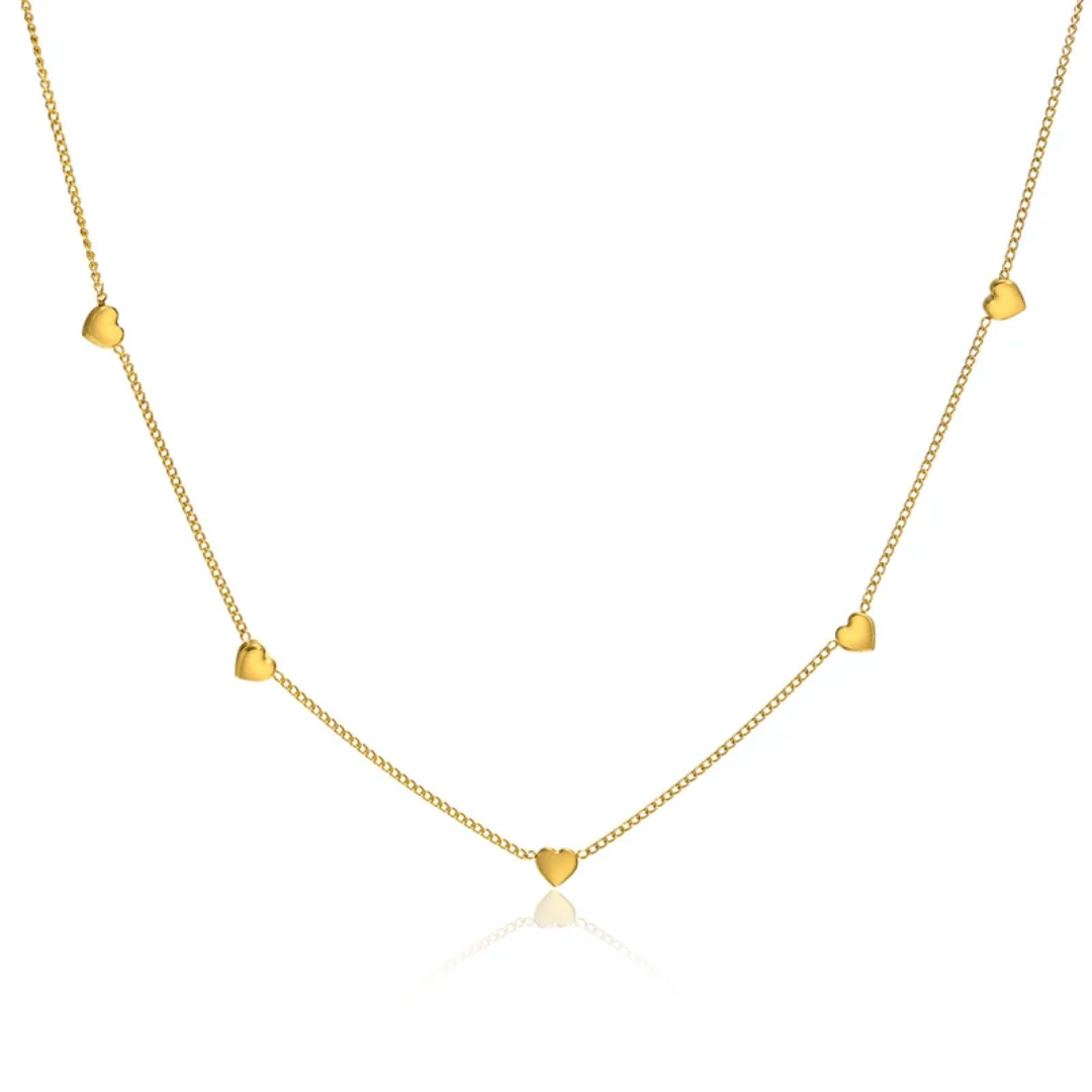 Gold Mini Heart Necklace