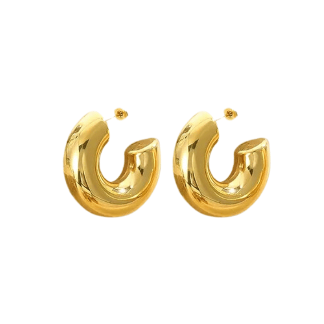 Gold Bold Chunky Hoops