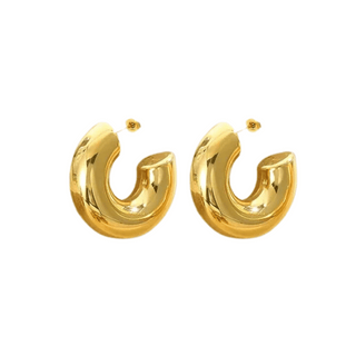 Gold Bold Chunky Hoops