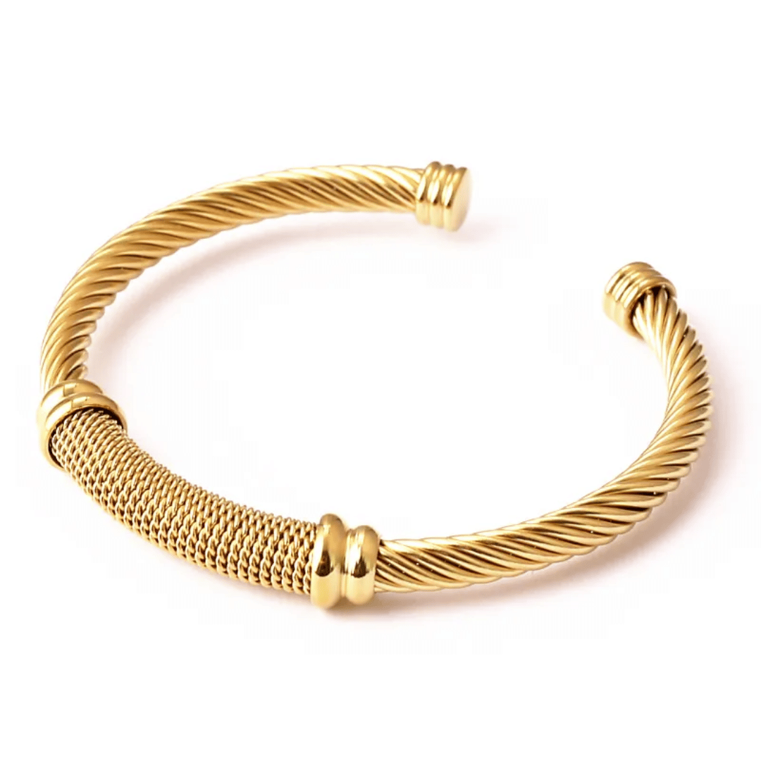 Ór | Industrial Gold Bangle