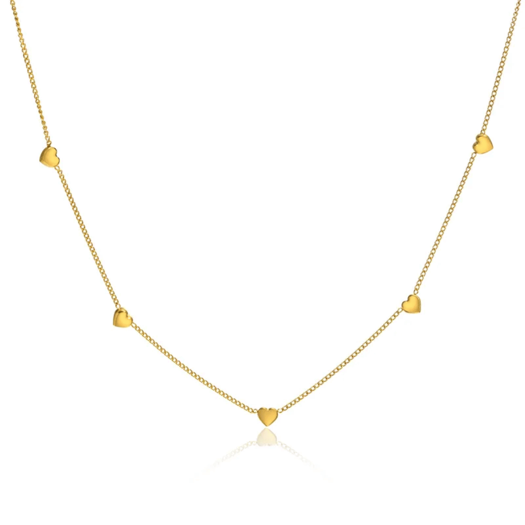 Gold Mini Heart Necklace