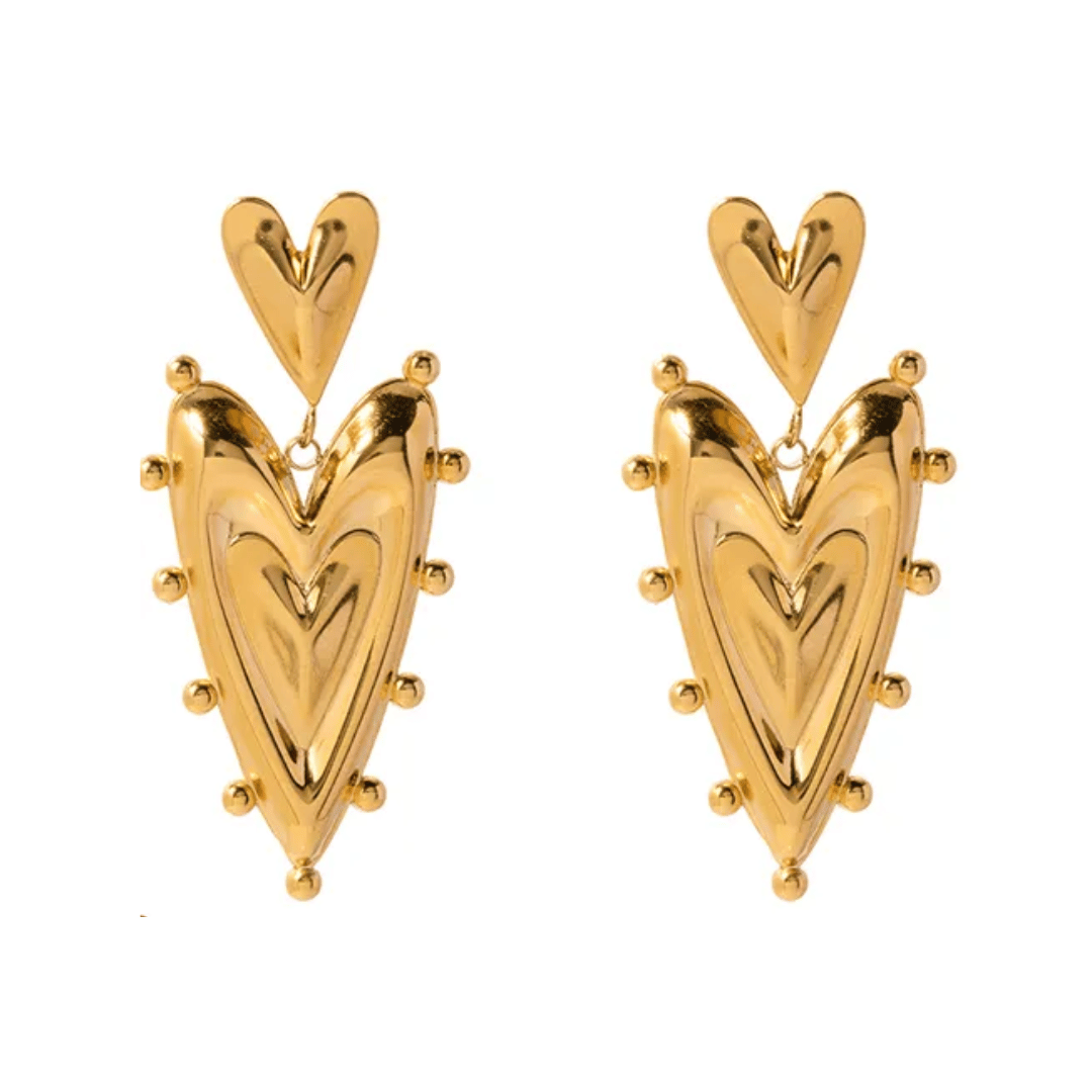 Gold Amour Earrings