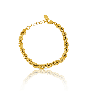 Gold Plated Twisted Bracelet