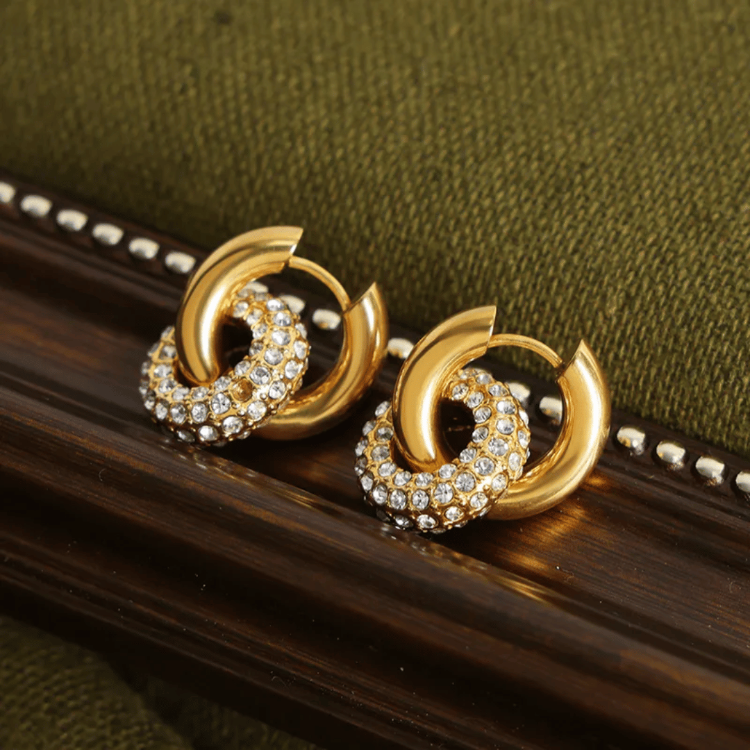 Gold Rolo Earring