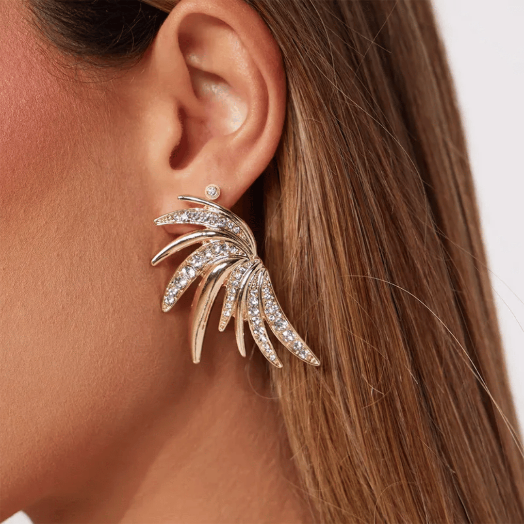 Ór | Sparkle Feather Earring